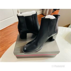 Vince Camuto Jentilliy Leather Heeled Chelsea Boots